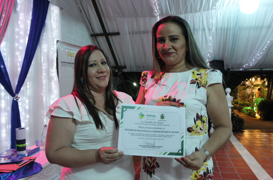 Diana Garzón, Líder unidad ciencias humanas y sociales y  Neiffy Salamanca, asesora de práctica Alcaldía de Neiva.